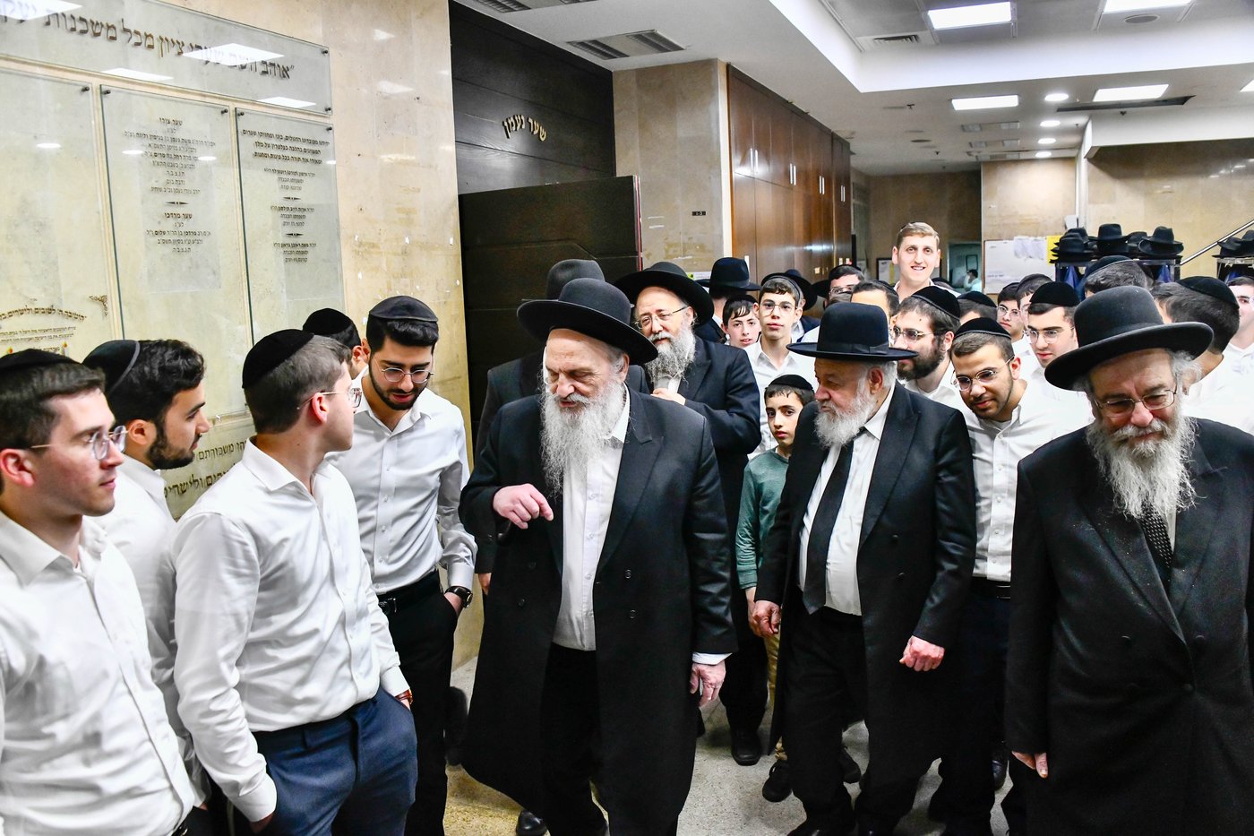הגאון רבי חיים פיינשטיין בישיבת מאור התלמוד