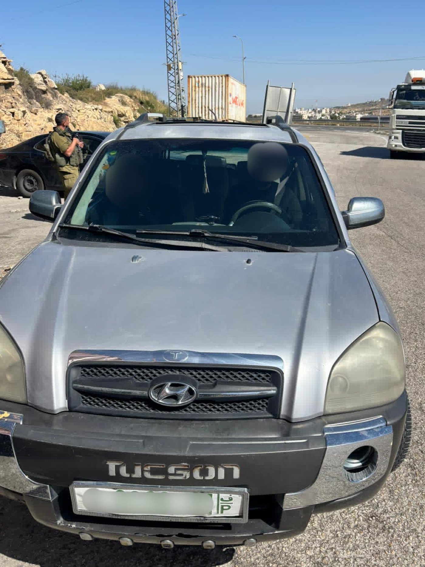 הרכב שנתפס
