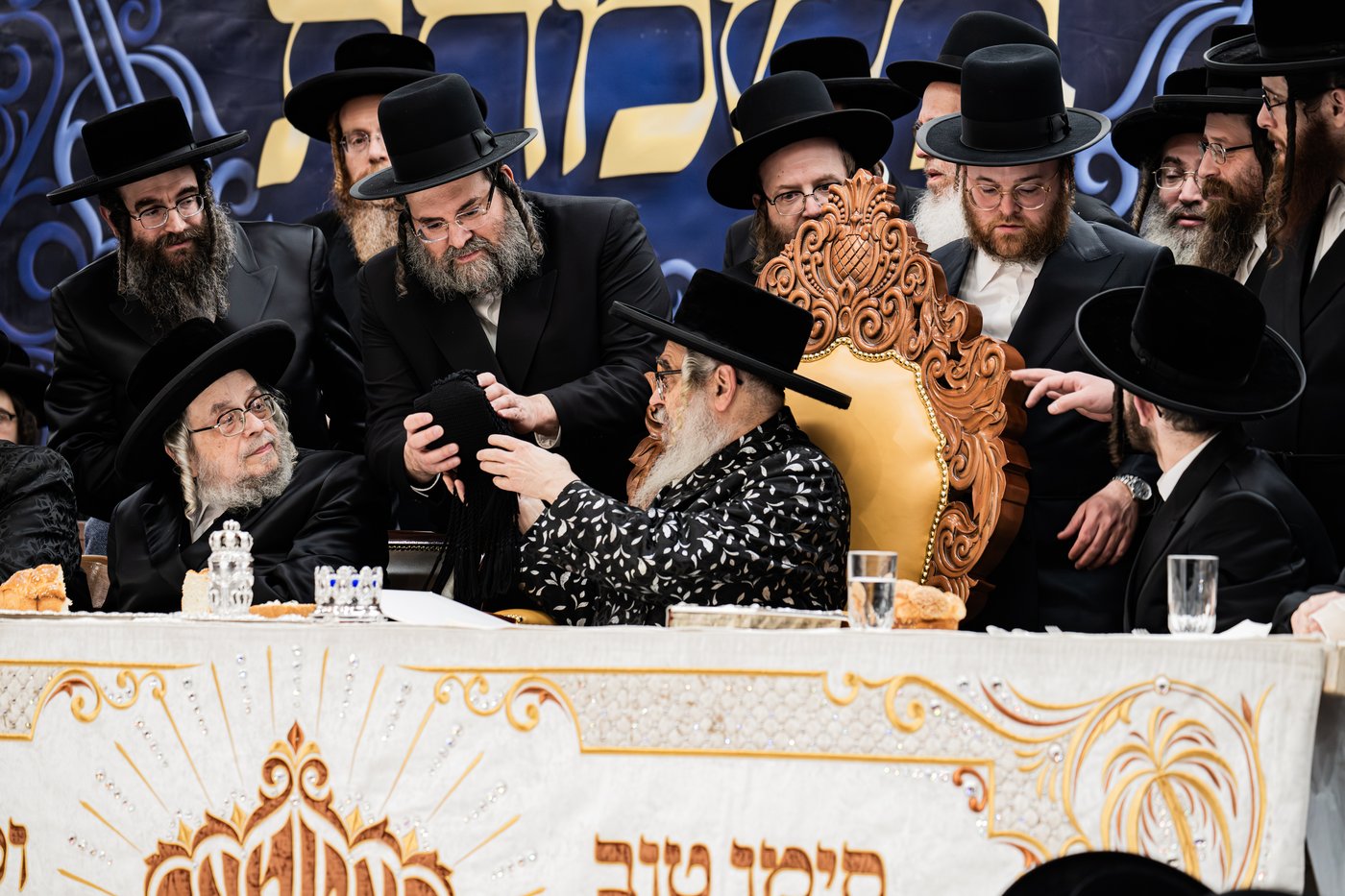 שמחת אירוסי נכד האדמו"ר מסאטמר