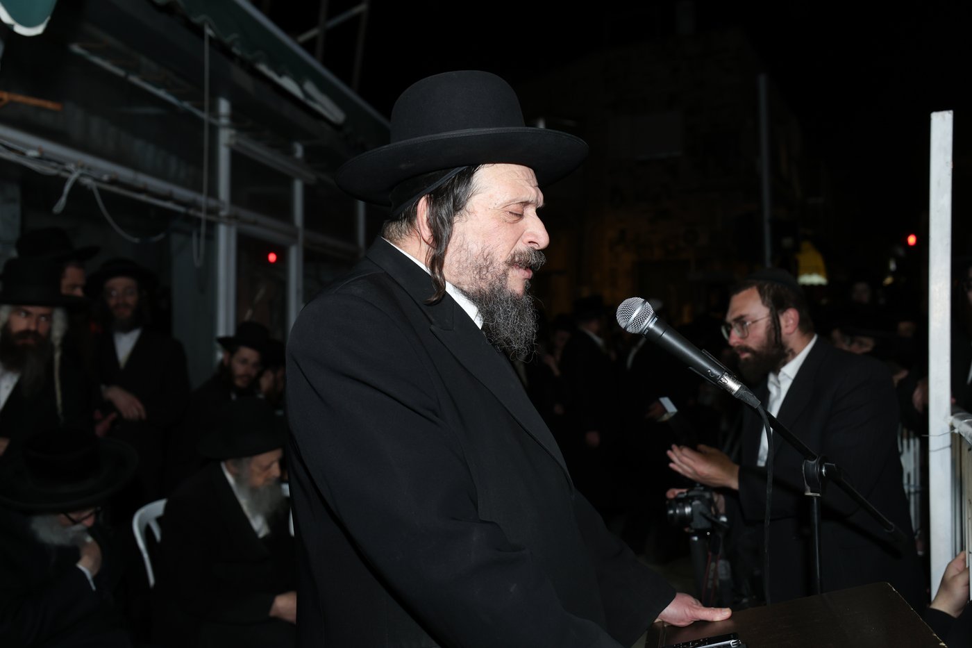 מסע הלויית הגאון רבי דוד שמידל זצ"ל בירושלים