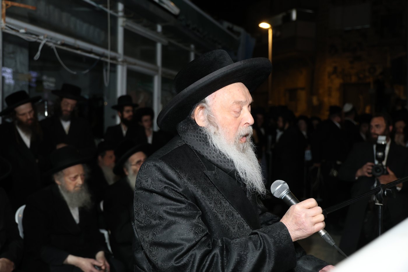 מסע הלויית הגאון רבי דוד שמידל זצ"ל בירושלים