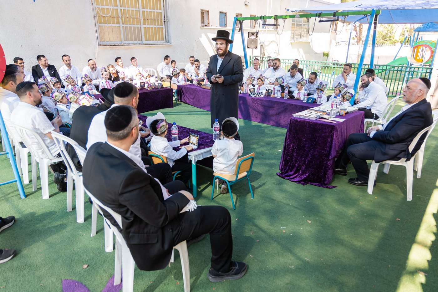 מסיבת תחילת לימוד אותיות ב'תורה תמימה' קרית אתא