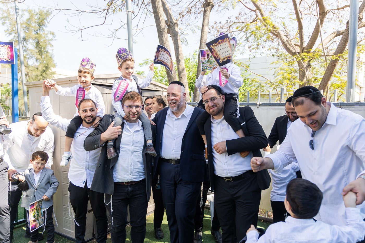 מסיבת תחילת לימוד אותיות ב'תורה תמימה' קרית אתא