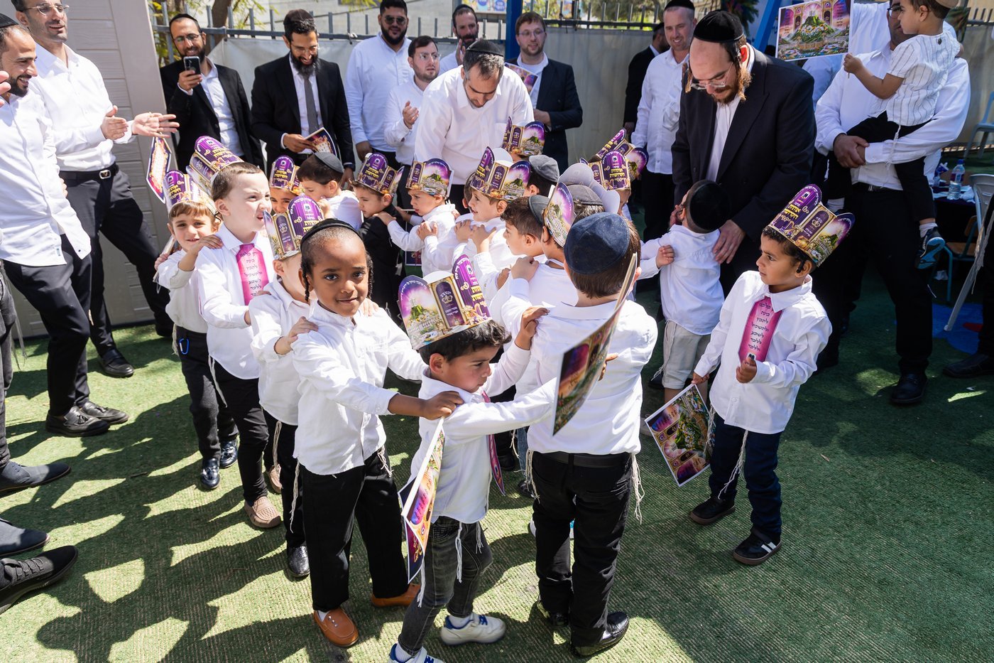 מסיבת תחילת לימוד אותיות ב'תורה תמימה' קרית אתא