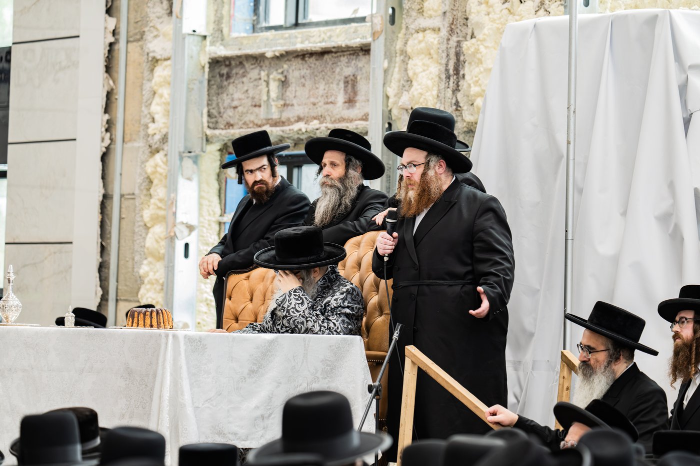 מעמד צאתכם לשלום להאדמו"ר מסאטמר