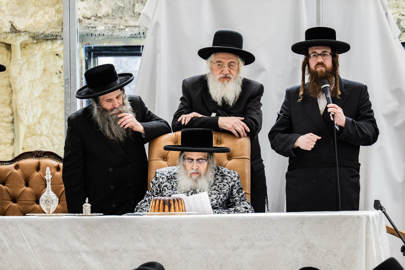 מעמד צאתכם לשלום להאדמו"ר מסאטמר