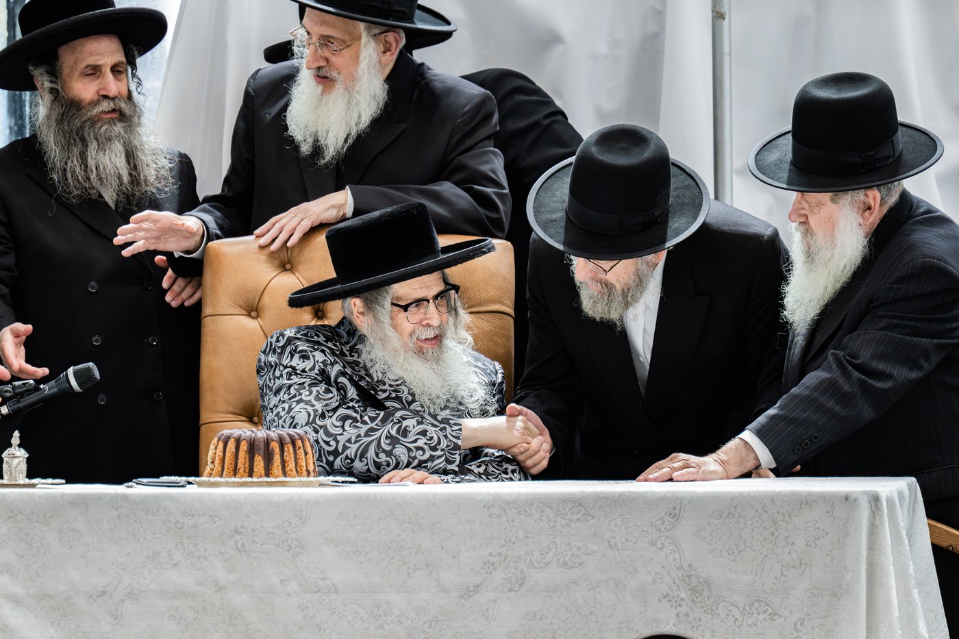 מעמד צאתכם לשלום להאדמו"ר מסאטמר