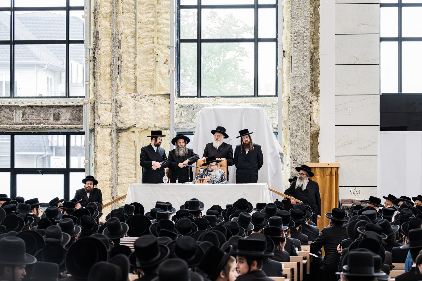 מעמד צאתכם לשלום להאדמו"ר מסאטמר