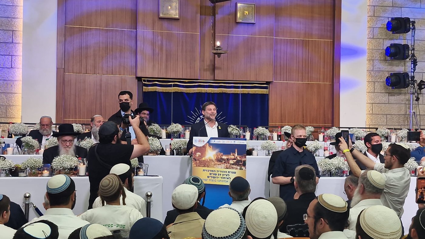 סמוטריץ': "למחוק את הקווים שמבדילים בין שטחי B, A ו-C, ארץ ישראל כולה שלנו"
