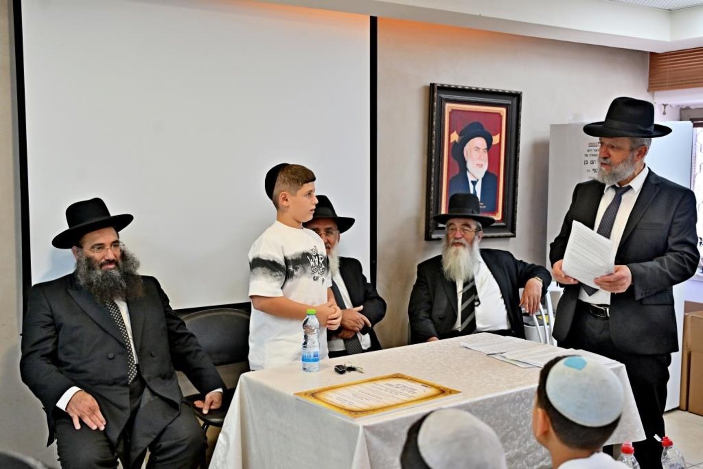 ילדי שובו בבחינה אצל רבני אשדוד