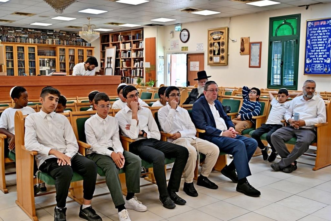 ילדי שובו בבחינה אצל רבני אשדוד