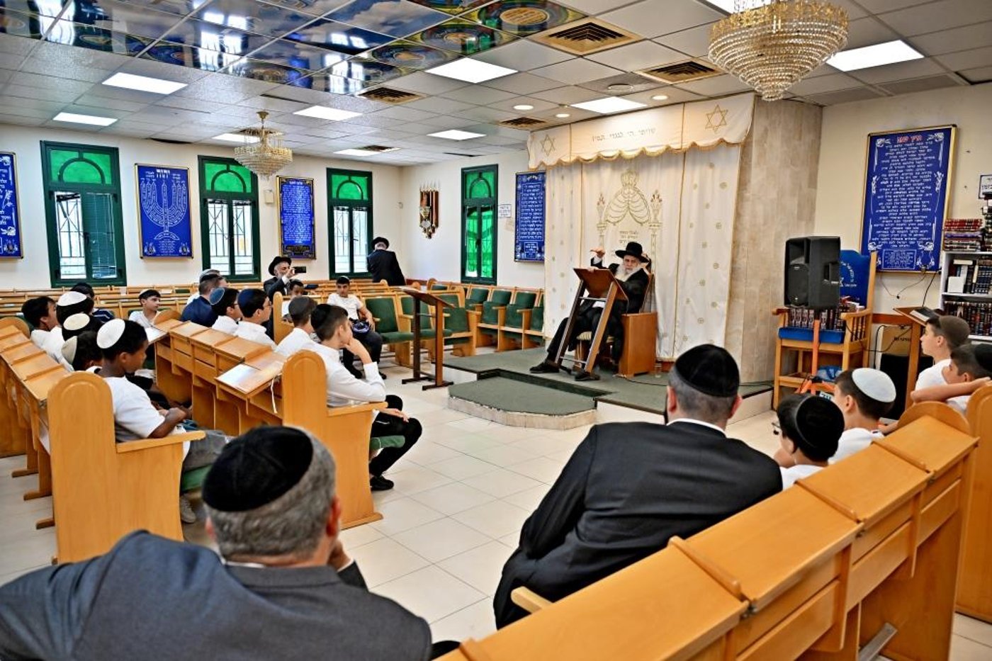 ילדי שובו בבחינה אצל רבני אשדוד