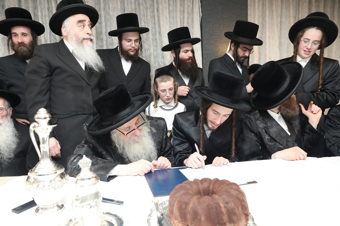 שמחת האירוסין בחצה"ק צאנז קלויזנבורג - ליזענסק