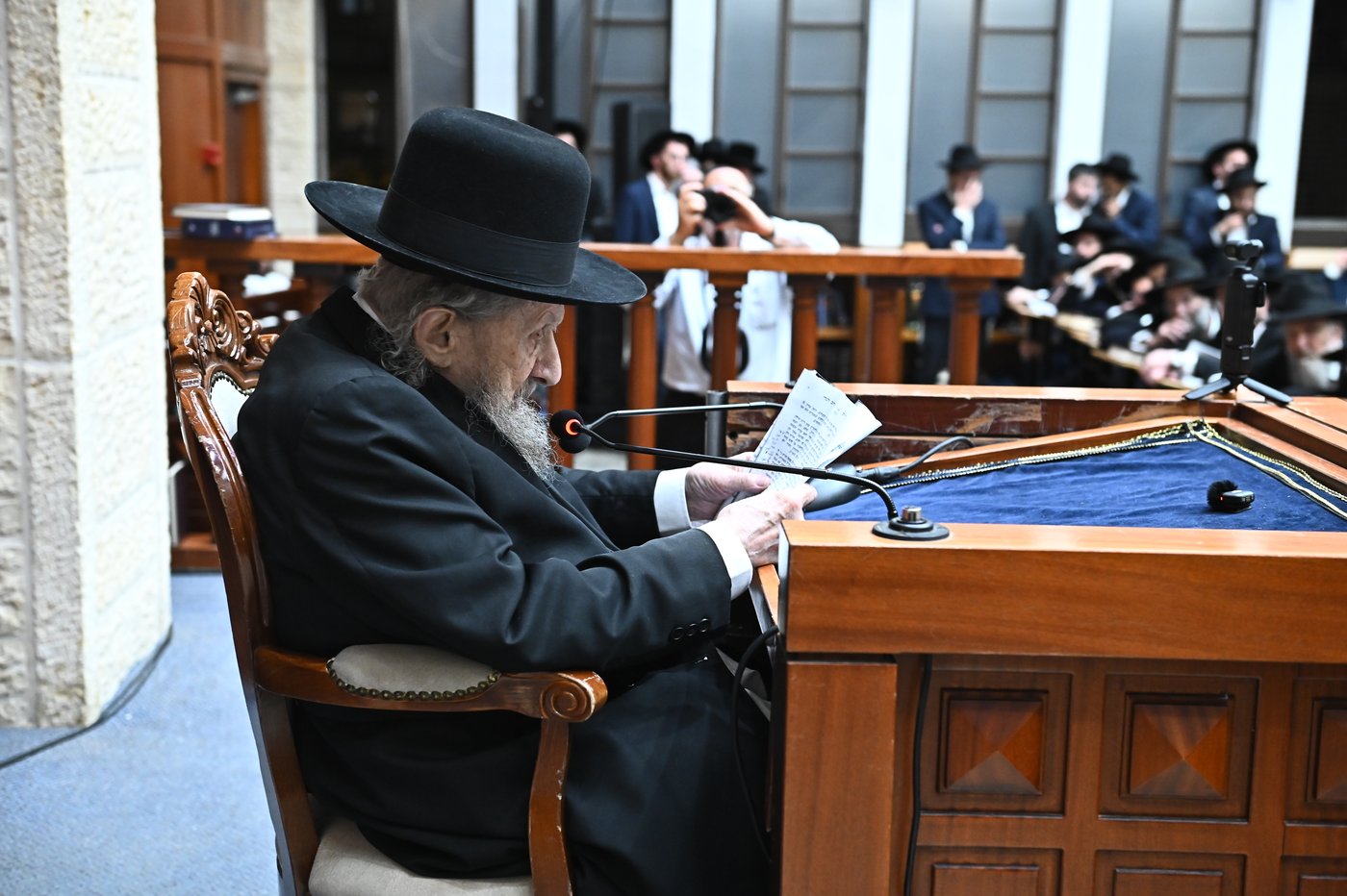 הגר"ד לנדו בישיבת מיר בברכפלד