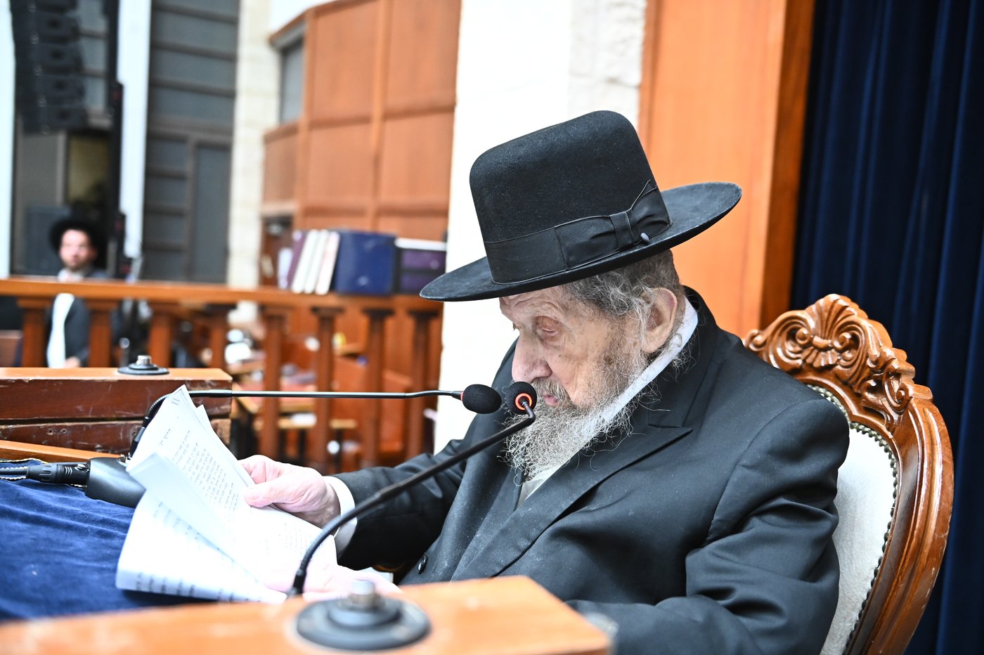 הגר"ד לנדו בישיבת מיר בברכפלד