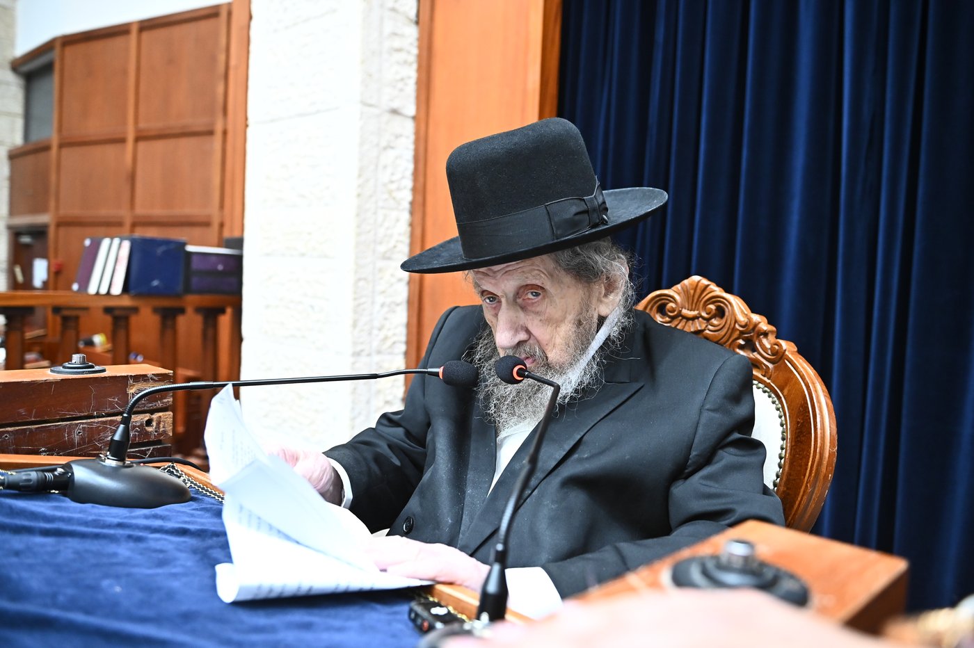 הגר"ד לנדו בישיבת מיר בברכפלד