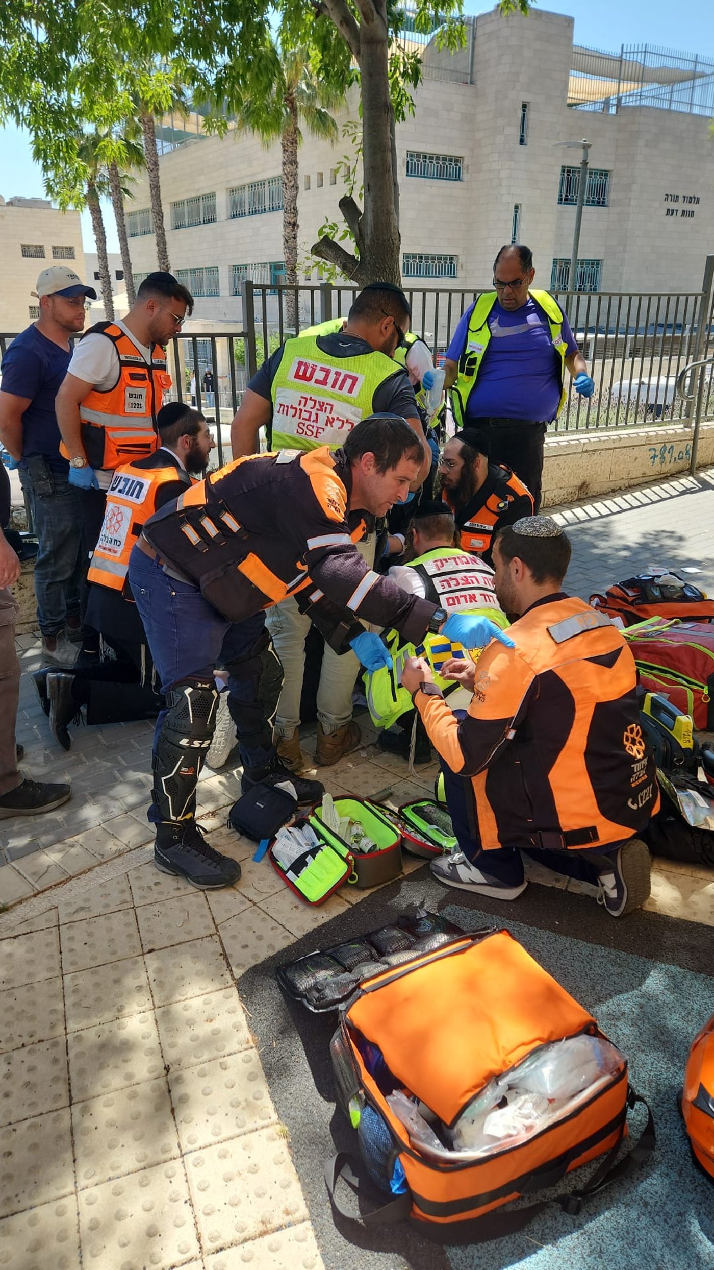 זירת האסון בירושלים