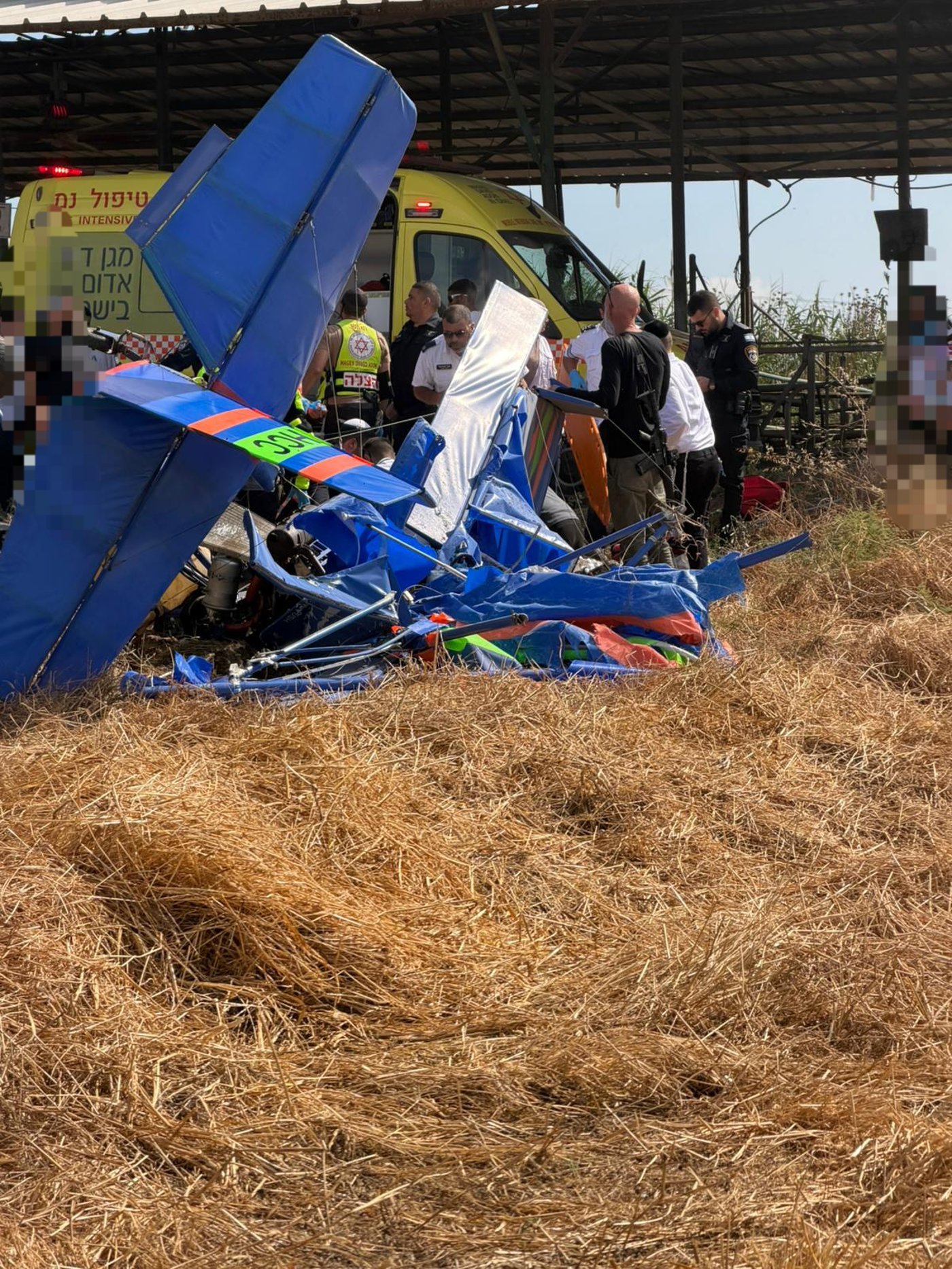 זירת ההתרסקות