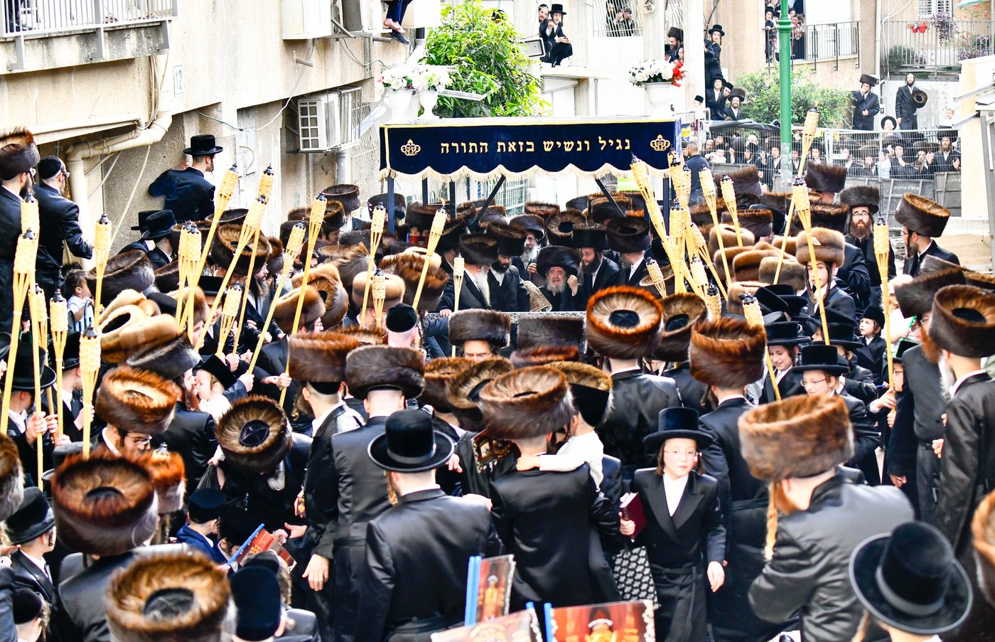 מעמד הכנסת ס"ת של האדמו"ר מויז'ניץ