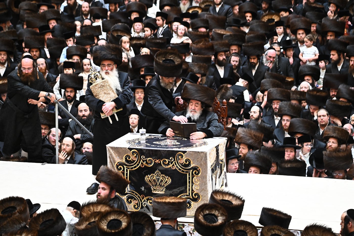 מעמד הכנסת ס"ת של האדמו"ר מויז'ניץ