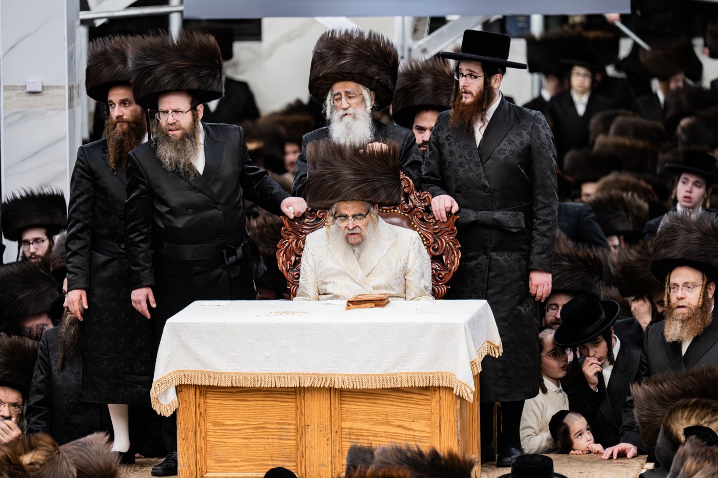 נעילת החג שבועות בחצה"ק סאטמר