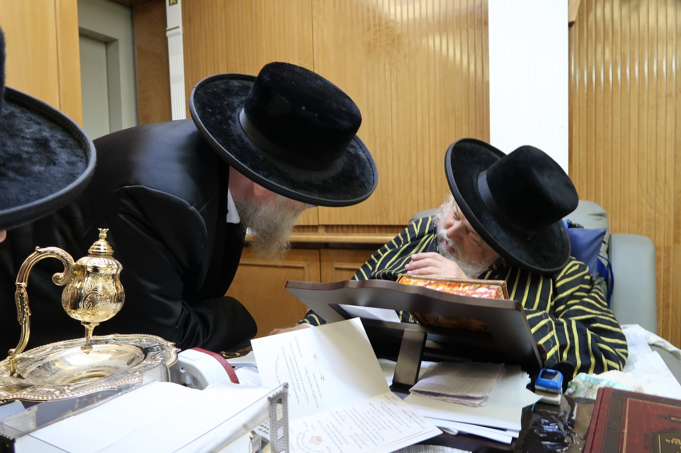 הגה"צ רבי ישראל יוסף קאהן אצל גדולי ישראל