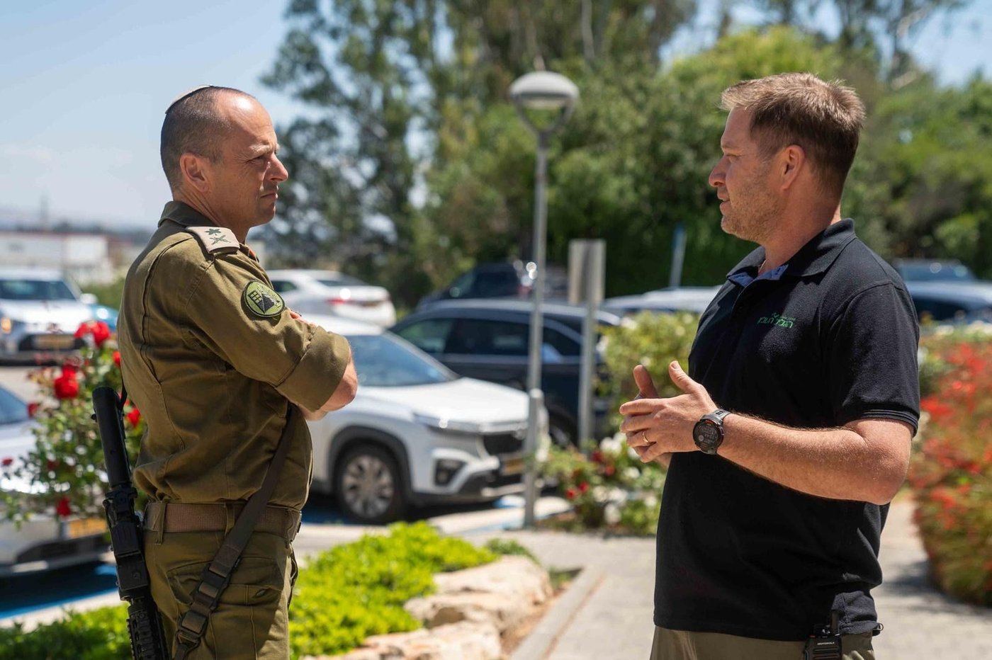 מפקד פיקוד העורף, אלוף שי קלפר, בביקור בצפון הארץ