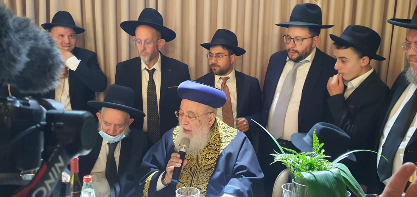 שמחת בר המצווה לנכד הגה"צ רבי יצחק כהן