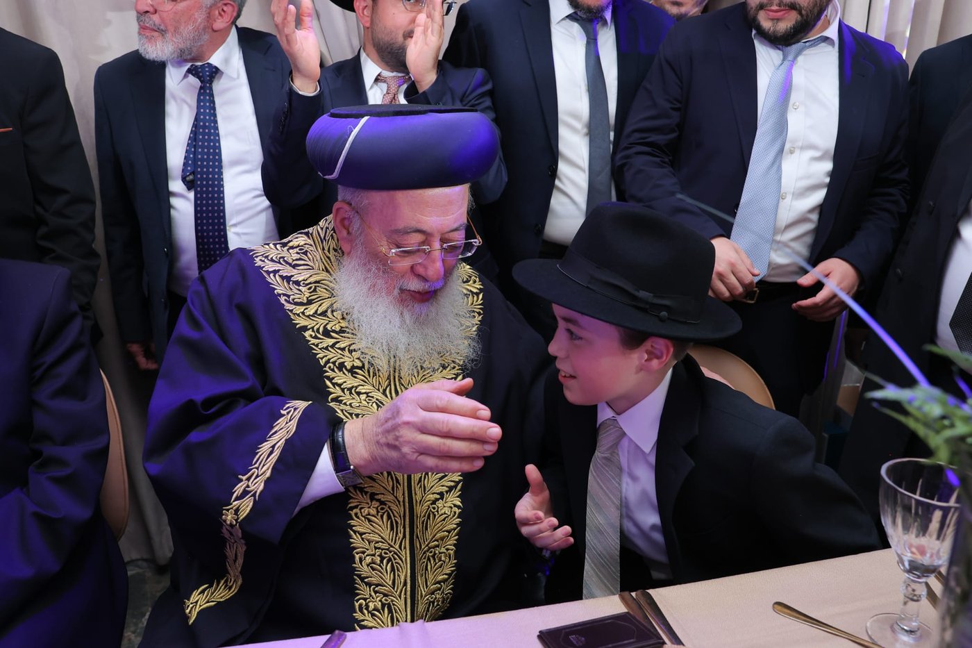 שמחת בר המצווה לנכד הגה"צ רבי יצחק כהן