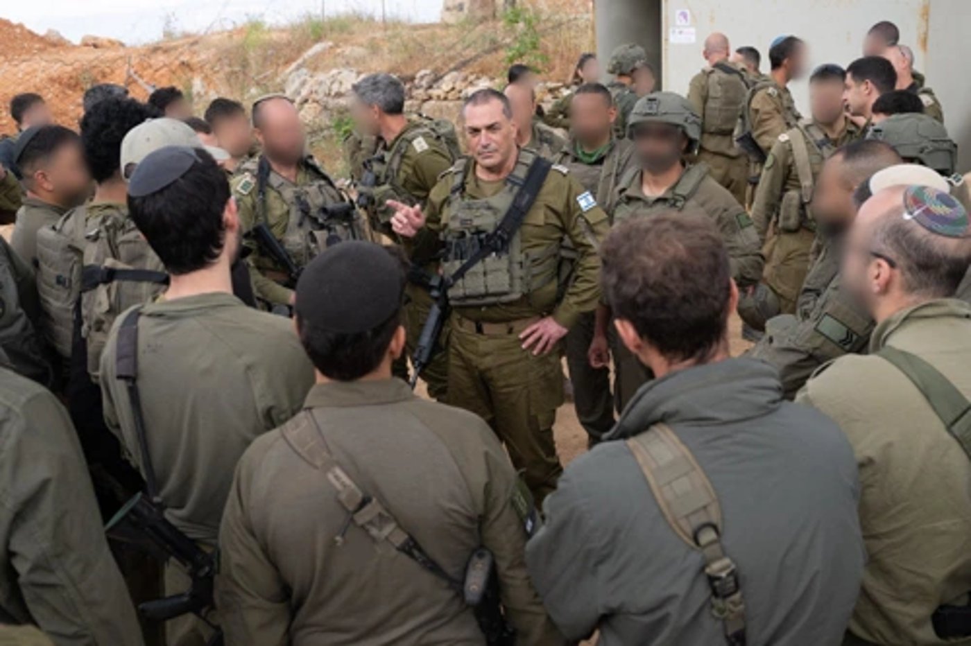 הרמטכ"ל במוצבים בהר דב