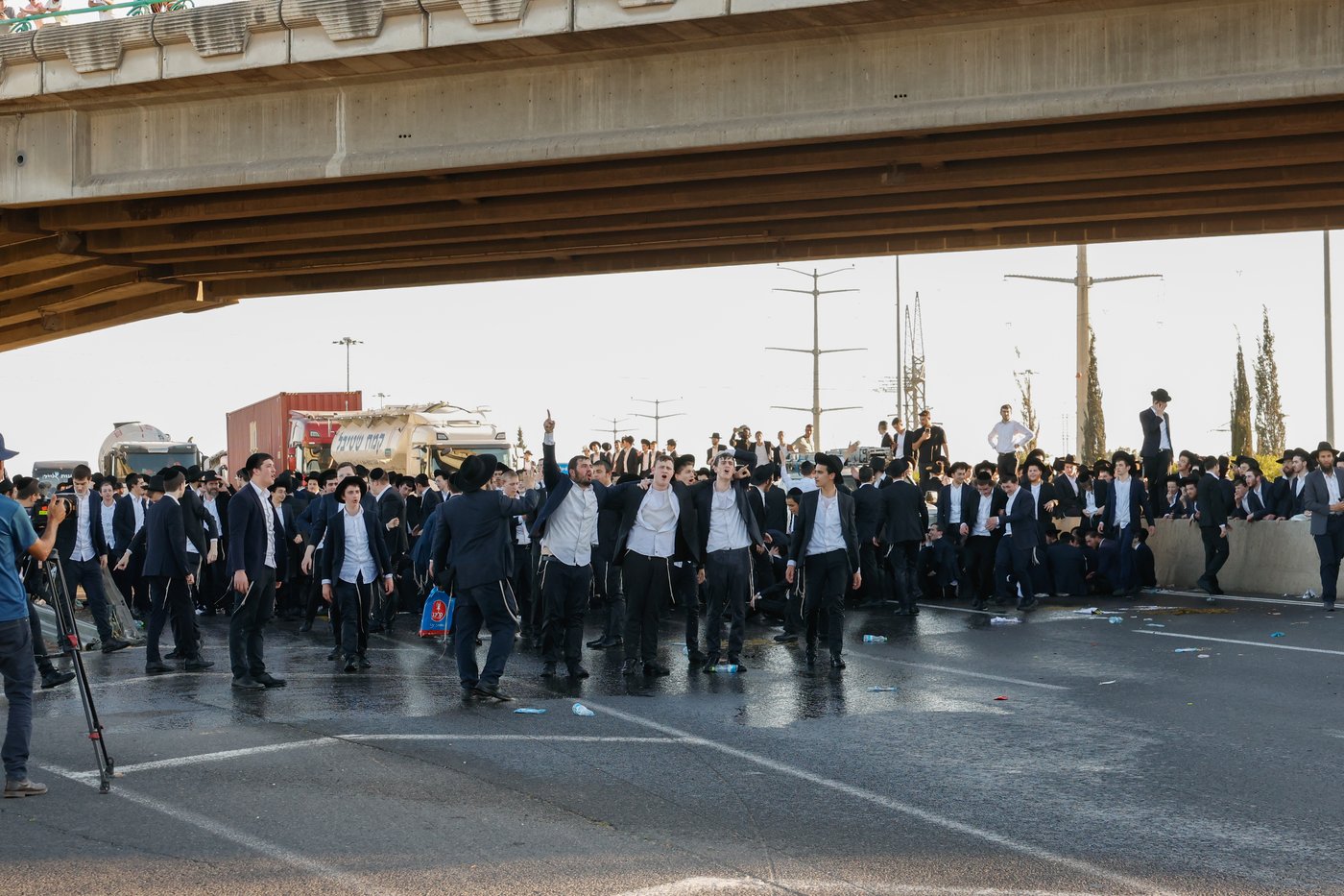 מחאות 'הפלג' במחלף גנות
