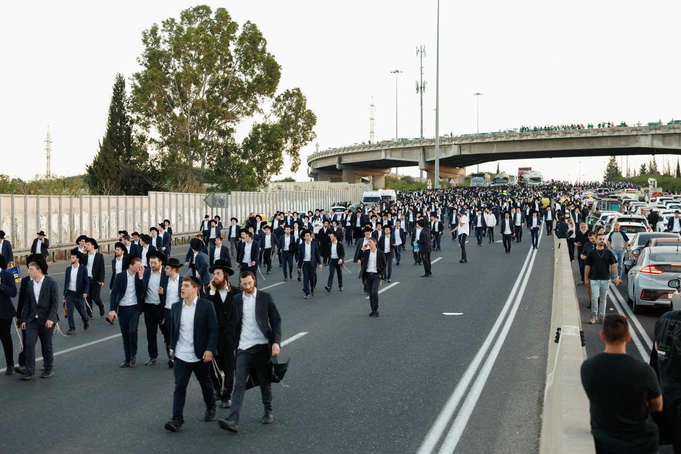 מחאות 'הפלג' במחלף גנות
