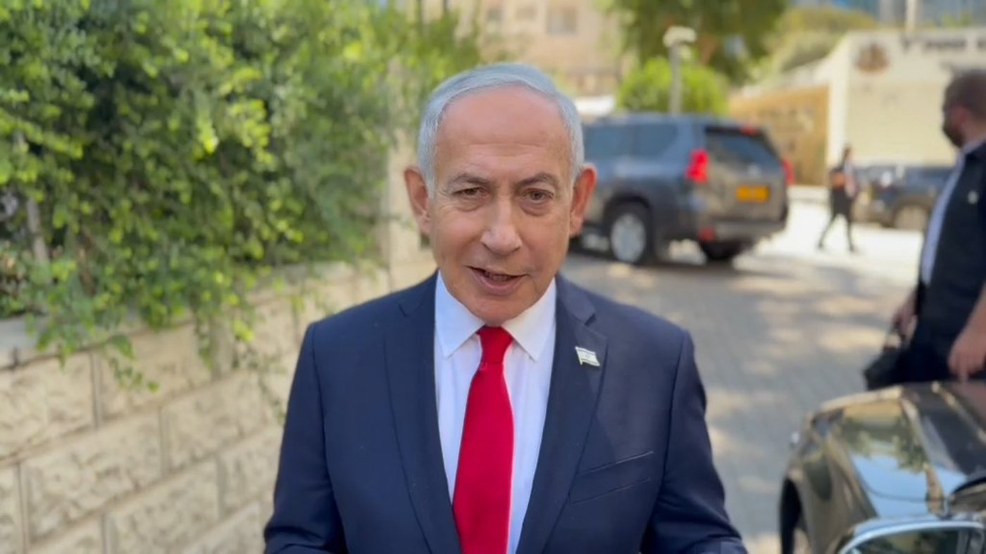נתניהו בהצהרתו
