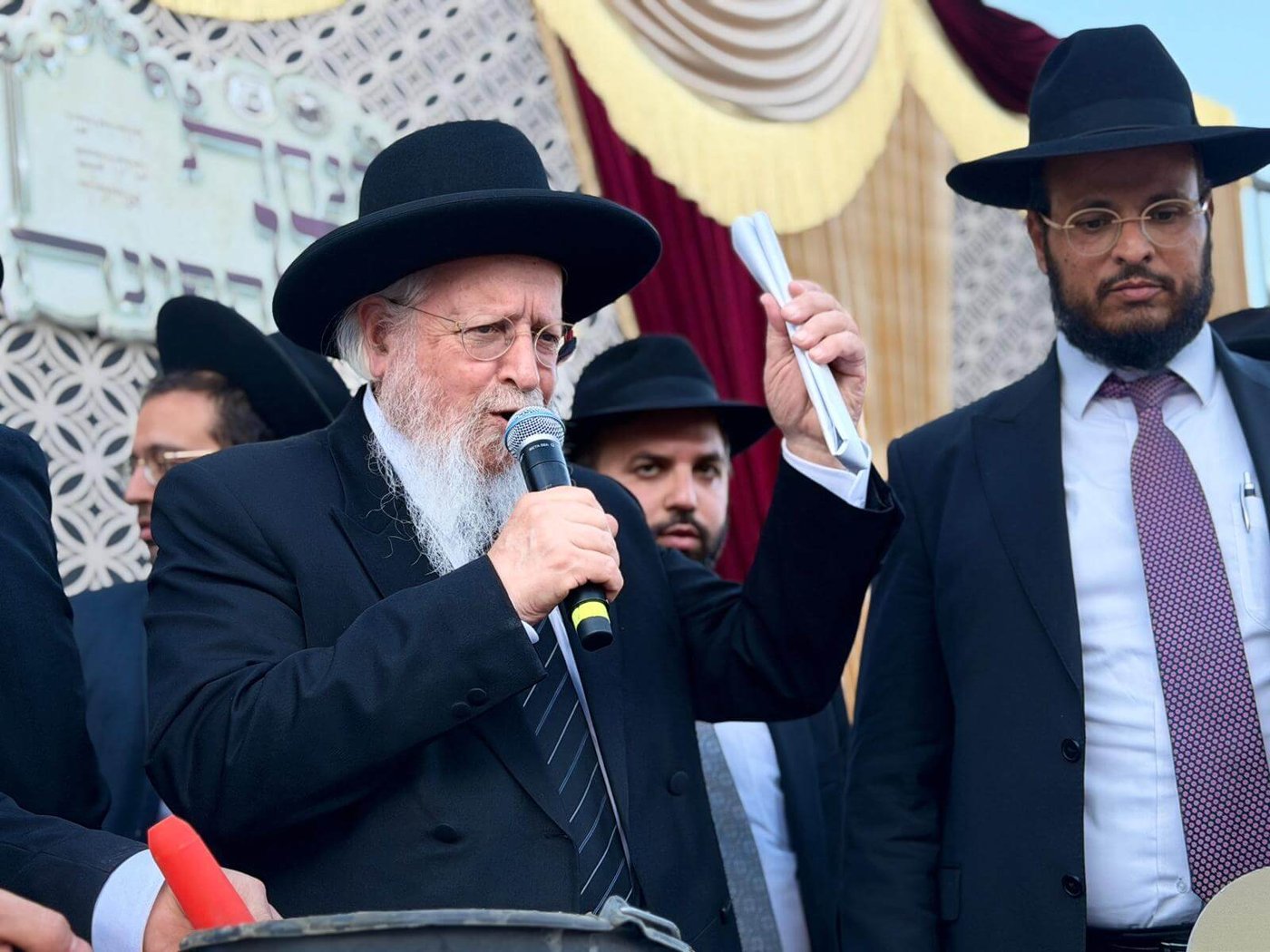 הנחת אבן הפינה למוסדות עמלי התורה בחריש