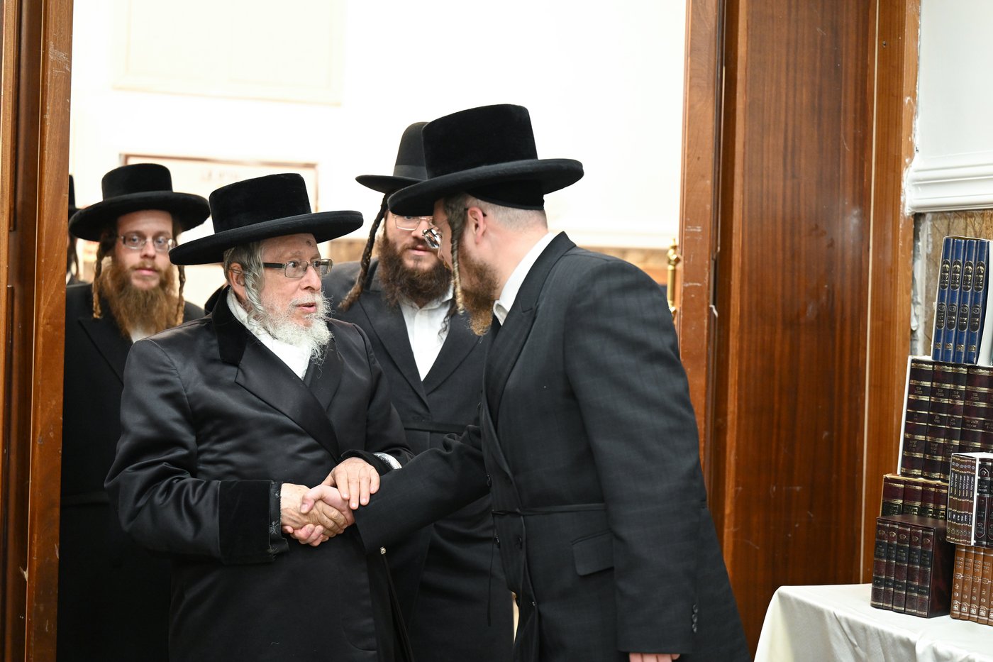 מעמד כבוד התורה בישיבת צאנז בירושלים