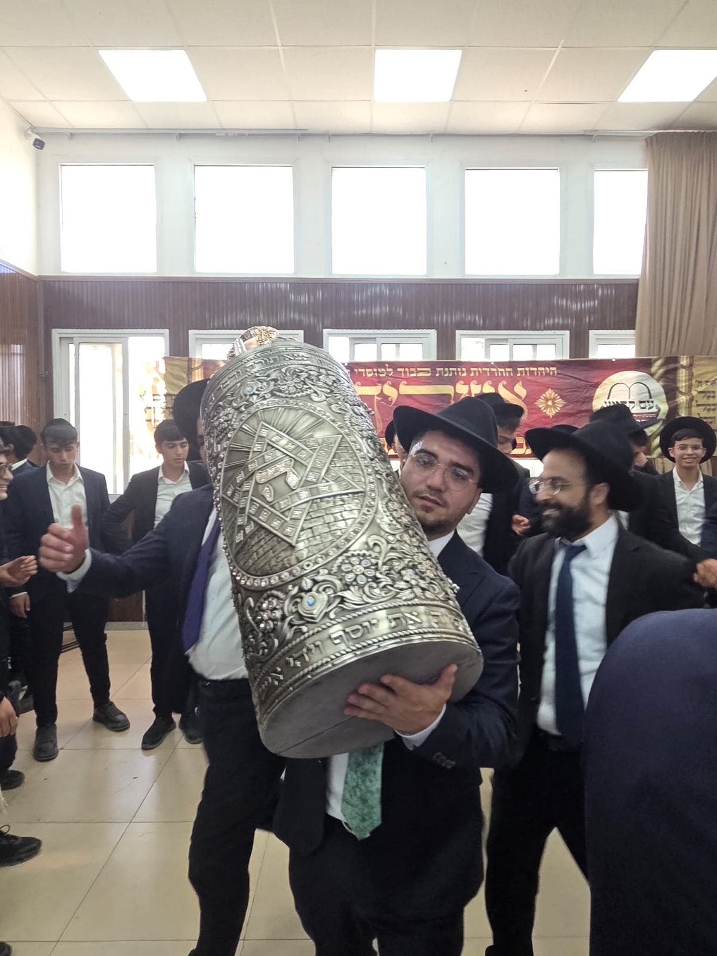 קבלת פנים לאסיר עולם התורה במושב תירוש