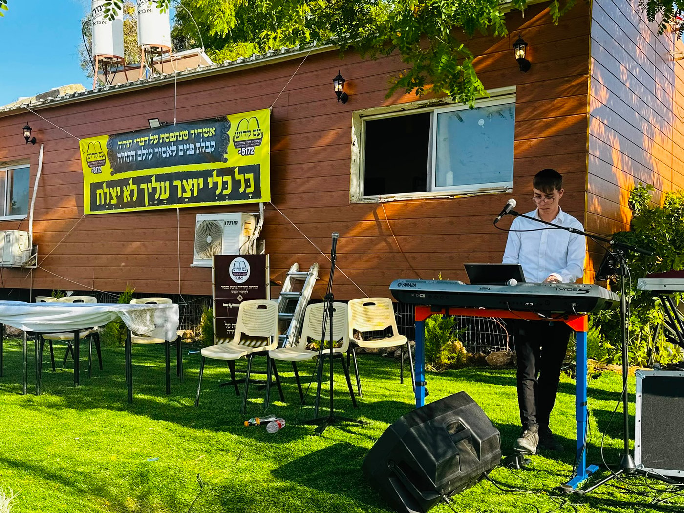 קבלת פנים לאסיר עולם התורה במושב תירוש