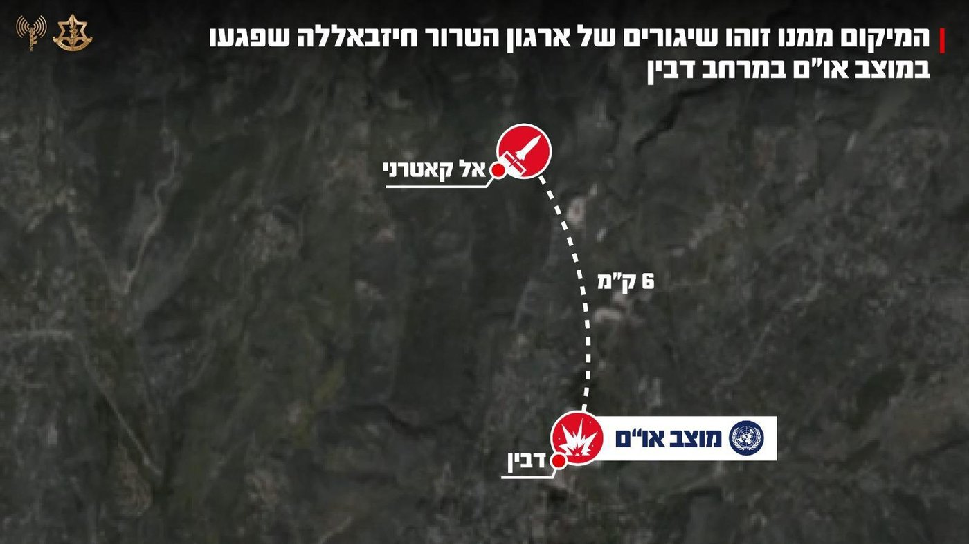איש או"ם נהרג בירי חיזבאללה על מוצב יוניפי"ל בדרום לבנון