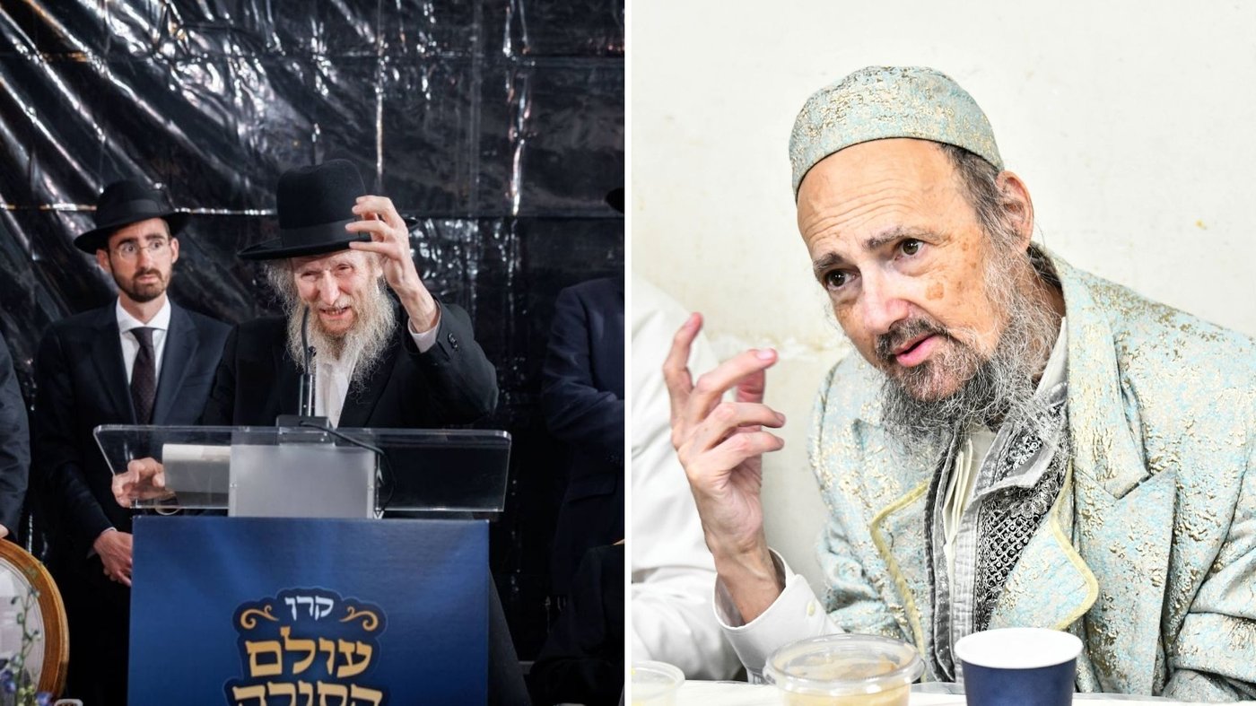 מימין: הרב דוב קוק, משמאל: הרב דן סגל