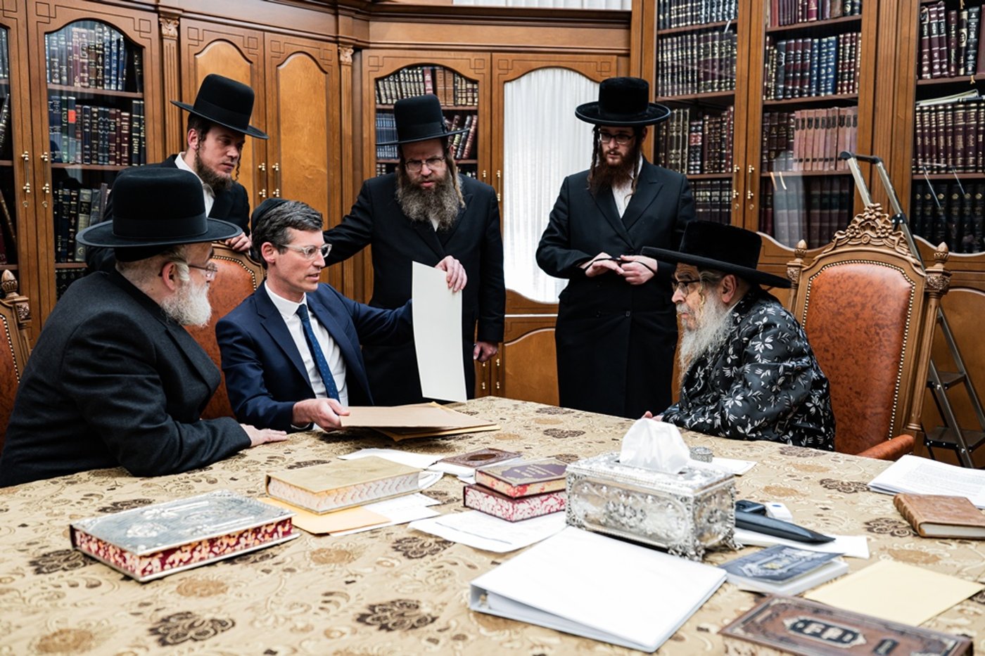 מרטין מרקס בביקור אצל האדמו"ר מסאטמר