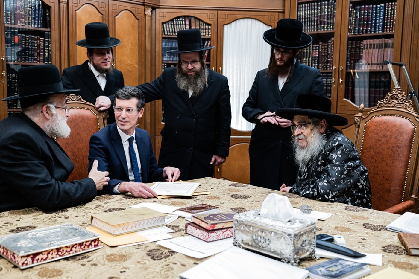 מרטין מרקס בביקור אצל האדמו"ר מסאטמר