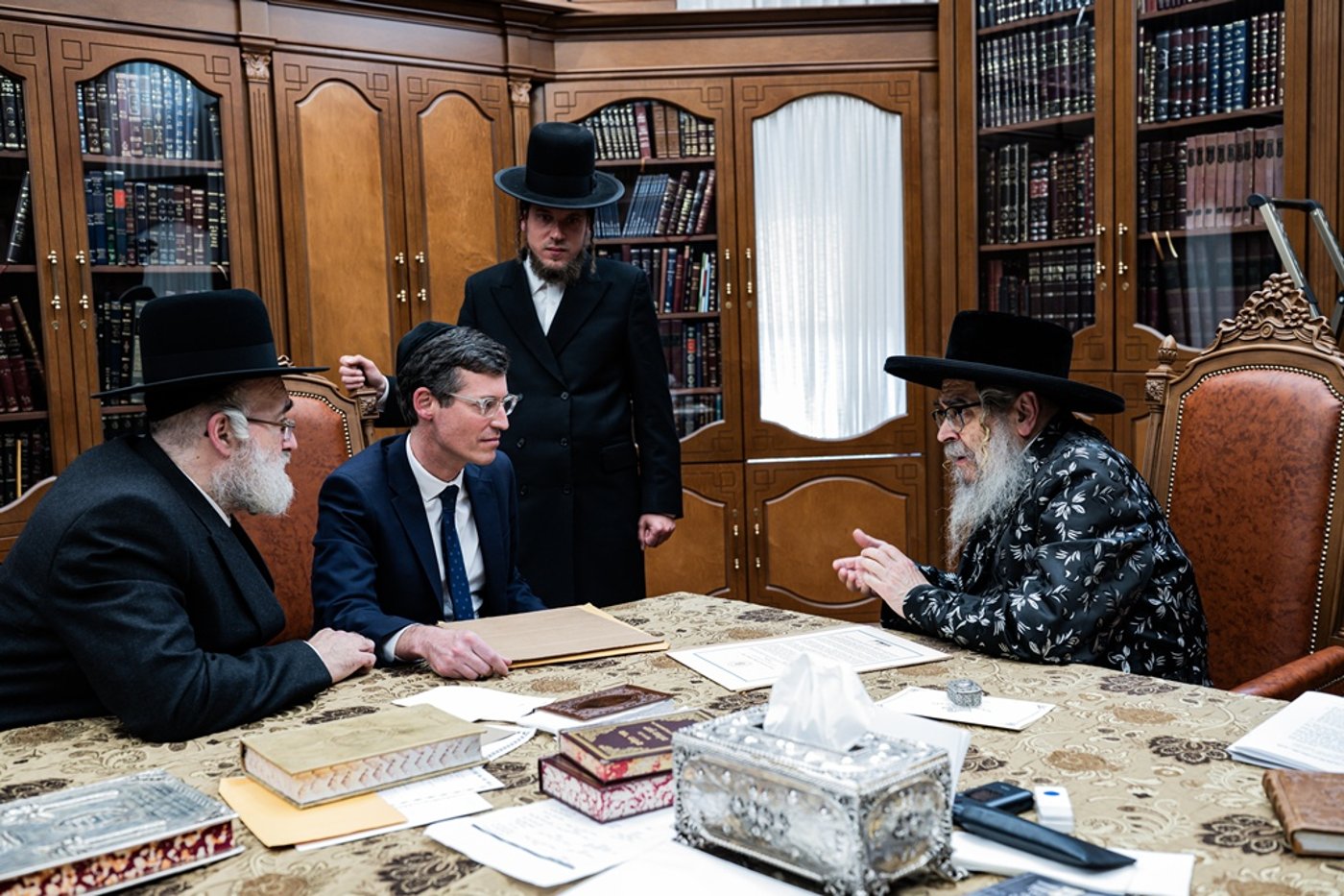 מרטין מרקס בביקור אצל האדמו"ר מסאטמר