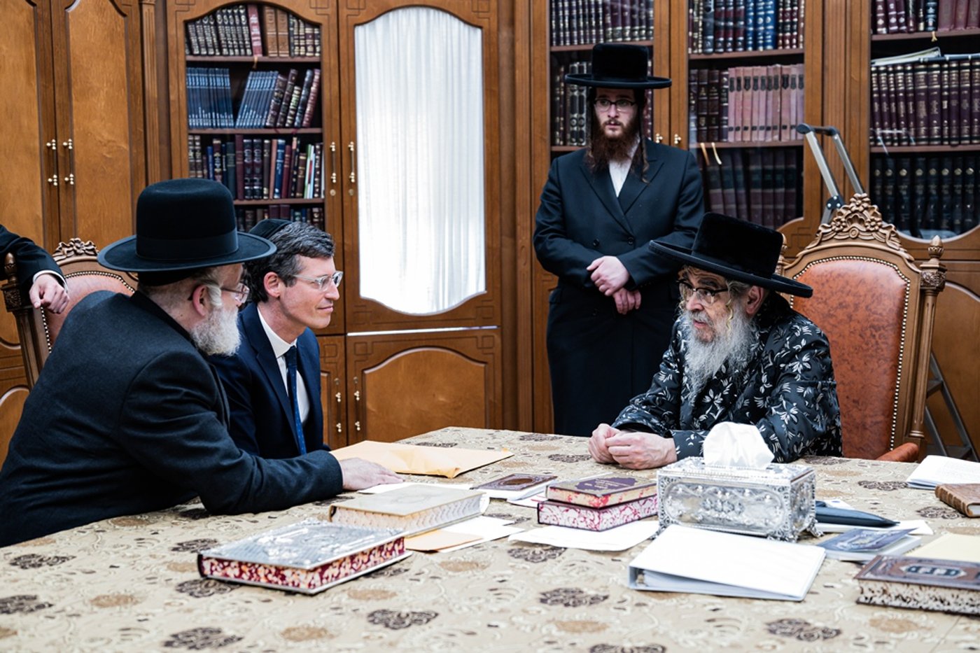 מרטין מרקס בביקור אצל האדמו"ר מסאטמר