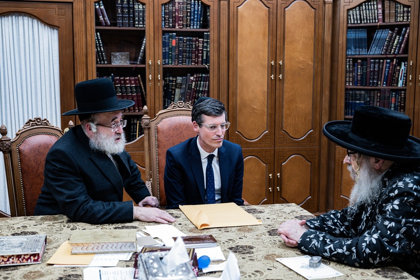 מרטין מרקס בביקור אצל האדמו"ר מסאטמר