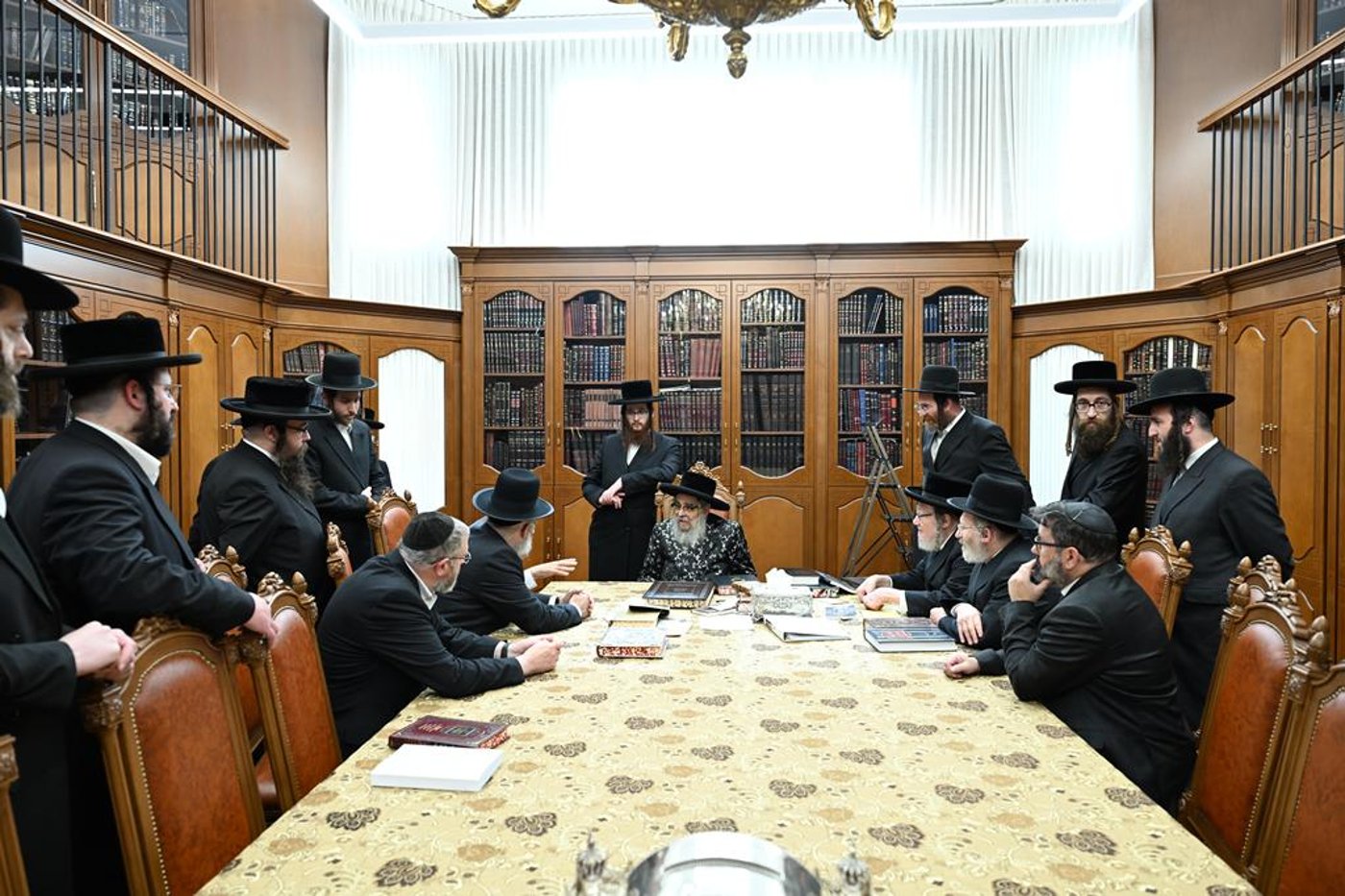 מבקר המדינה בניו יורק בביקור אצל האדמו"ר מסאטמר