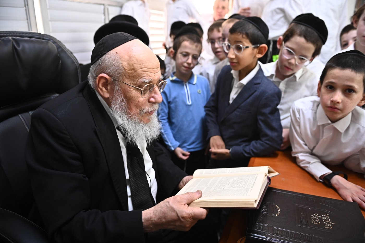 ילדי ת"ת החדש אצל הגאון רבי דוד לוי