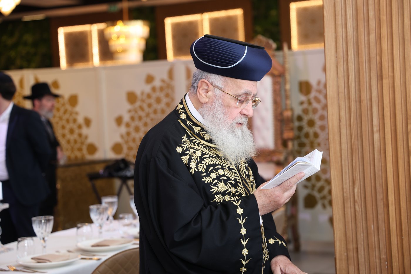 שמחת הברית לנינם המשותף של הראשל"צים הגר"י יוסף והגרש"מ עמאר