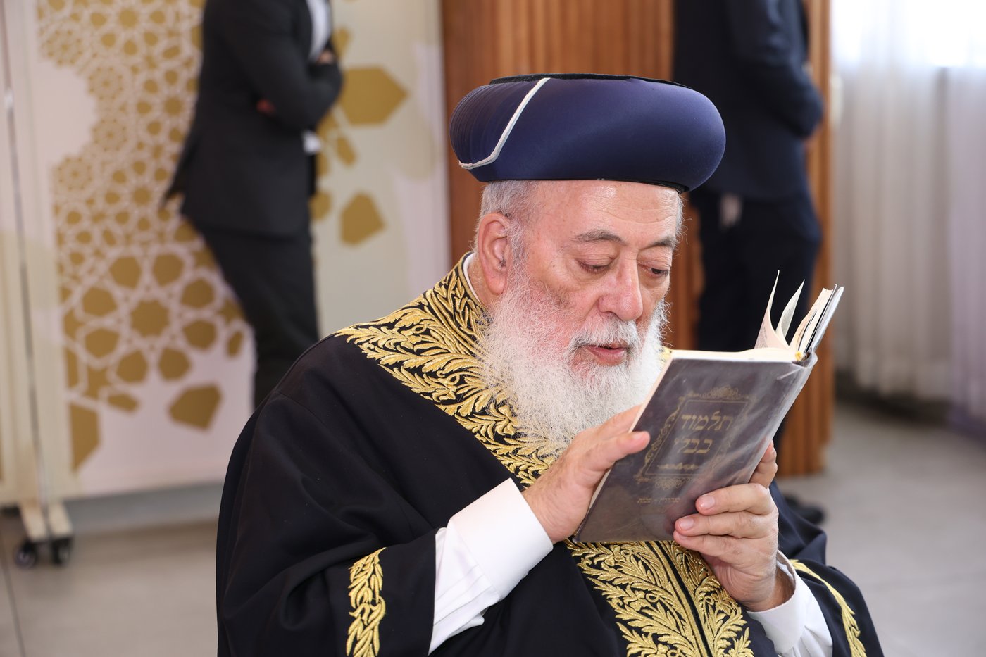 שמחת הברית לנינם המשותף של הראשל"צים הגר"י יוסף והגרש"מ עמאר