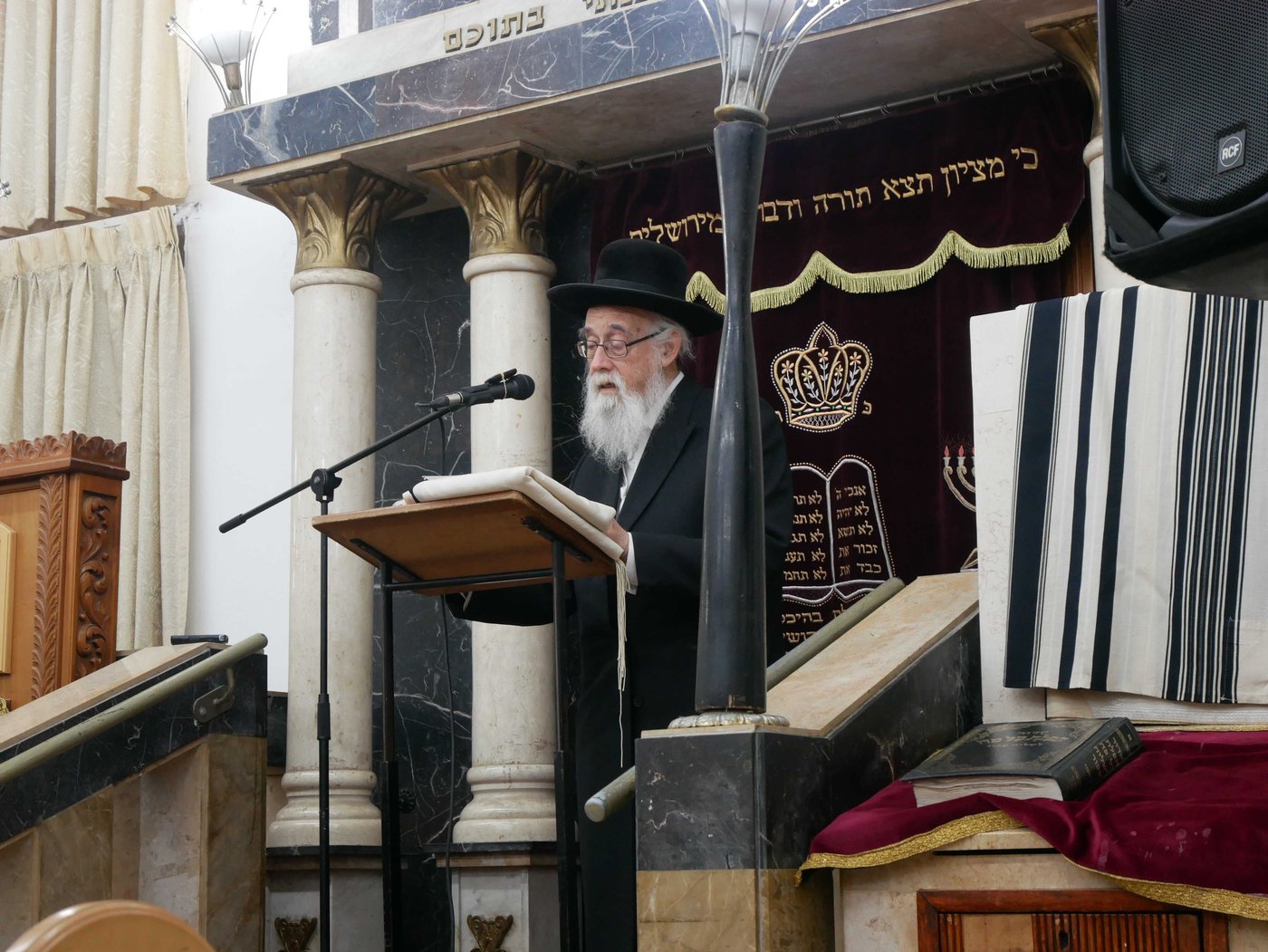  עצרת הספד על רבי דוד מיכאל שמידל זצ"ל