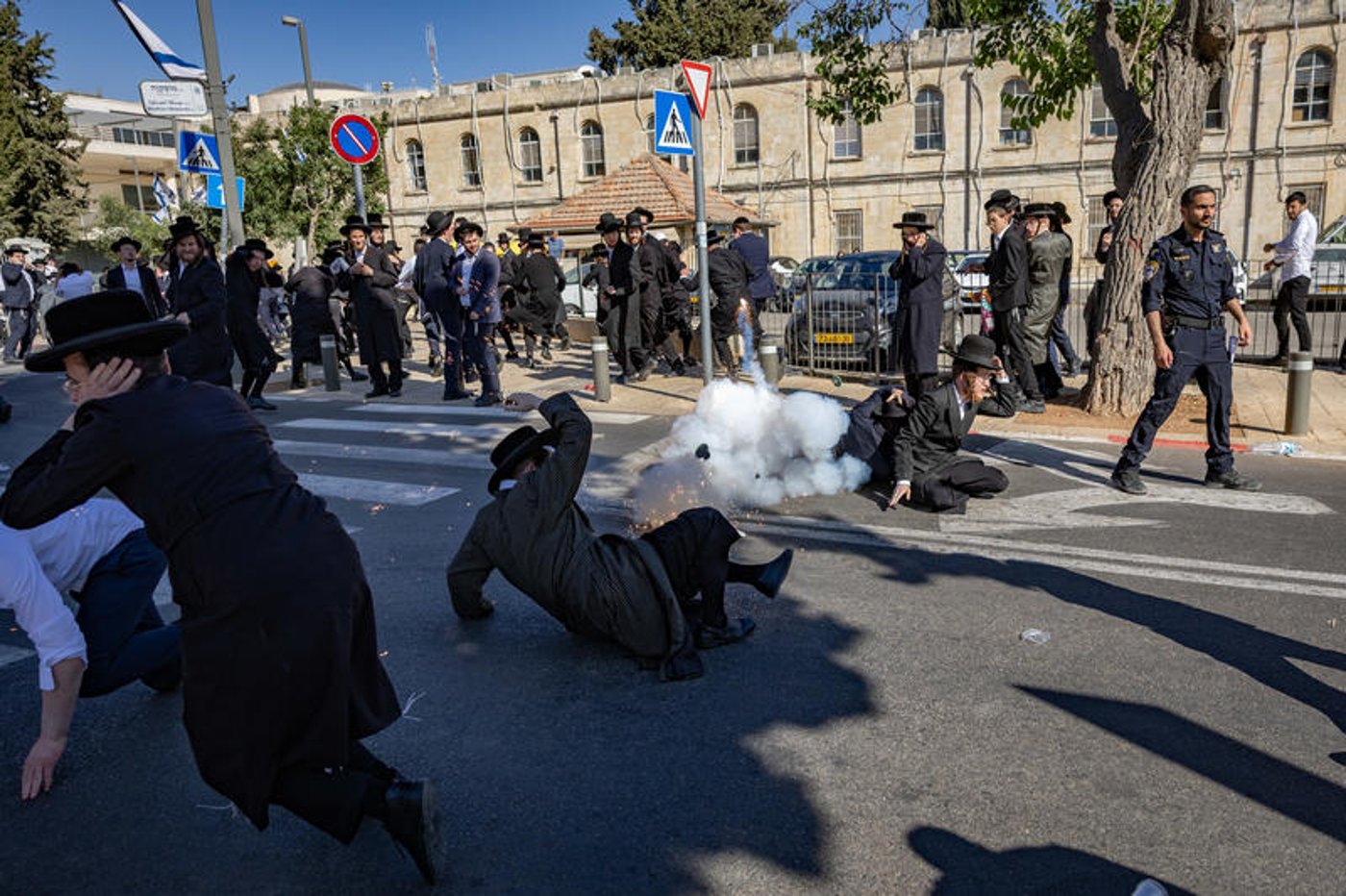 רימוני הלם, זרנוקים: 24 רגעים סוערים מהפגנות הפלג בתל אביב ובירושלים